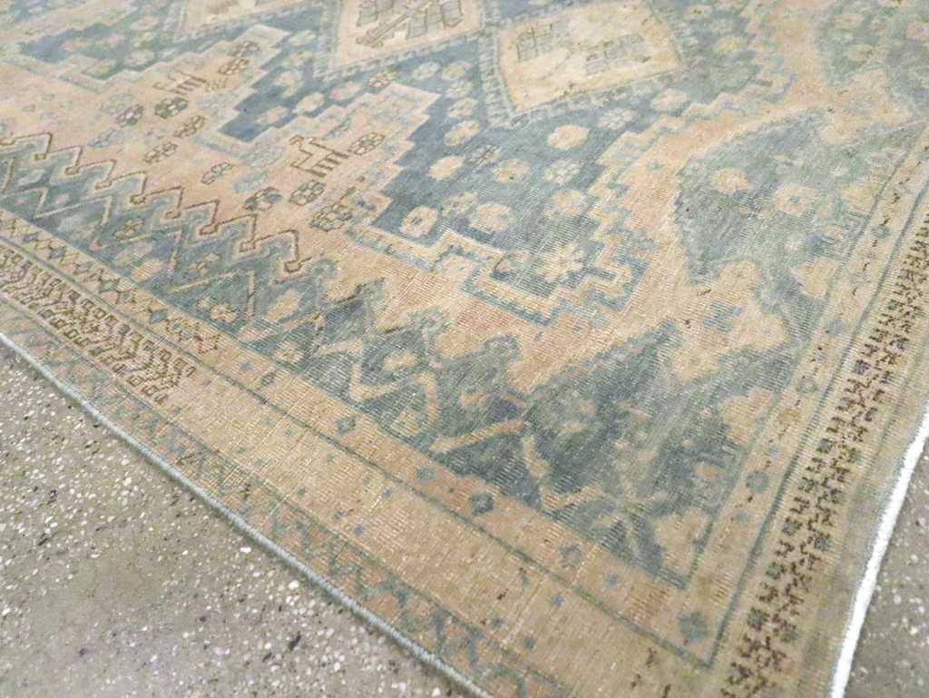 Vintage Persian Afshar Accent Rug, No.27194 - Gss