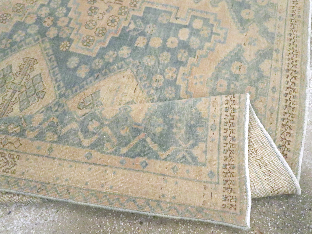 Vintage Persian Afshar Accent Rug, No.27194 - Gss