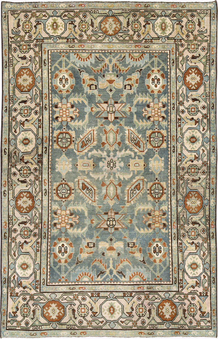 Antique Persian Malayer Rug, No.27195 - Gss