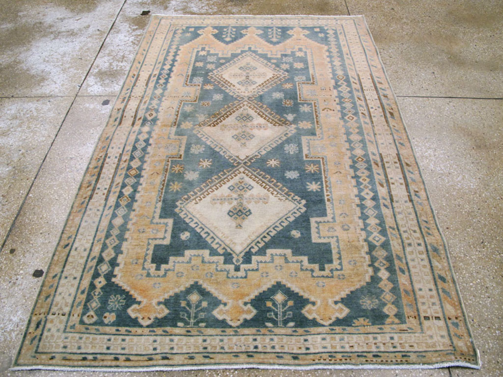 Vintage Persian Afshar Rug, No.27197 - Gss