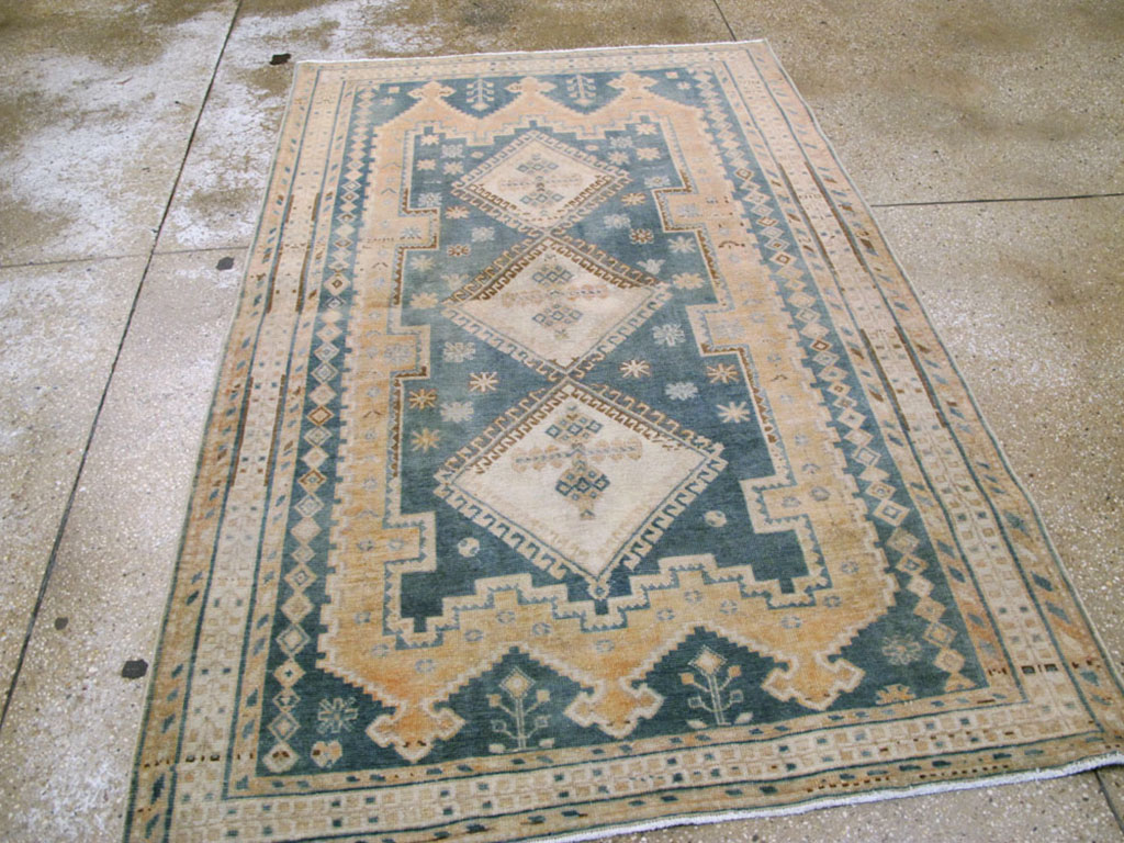 Vintage Persian Afshar Rug, No.27197 - Gss