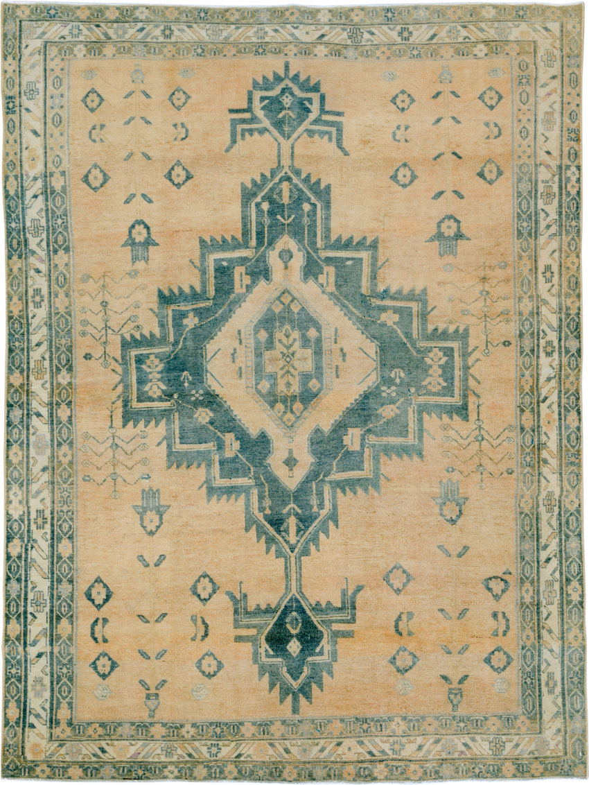 Vintage Persian Afshar Rug, No.27198 - Gss