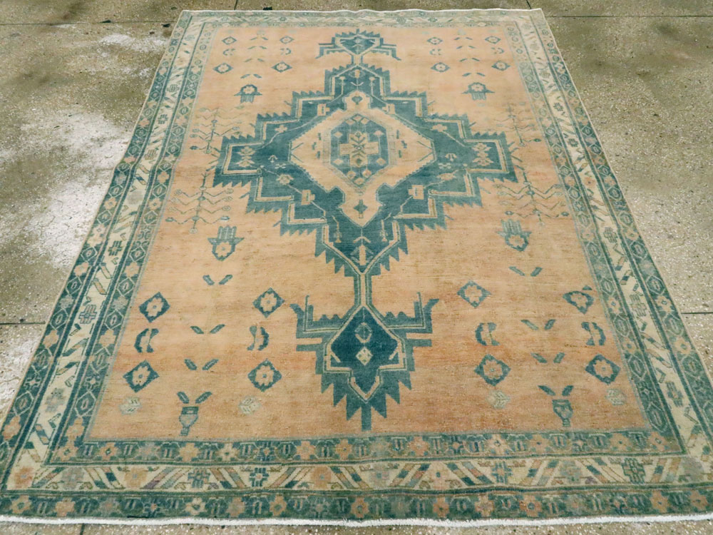 Vintage Persian Afshar Rug, No.27198 - Gss