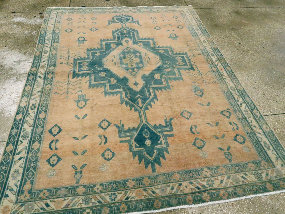 Vintage Persian Afshar Rug, No.27198 - Gss