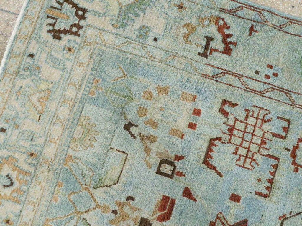 Vintage Persian Malayer Accent Rug, No.27201 - Gss