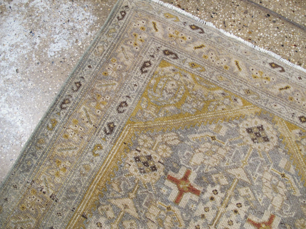 Antique Persian Malayer Long Runner, No.27202 - Gss