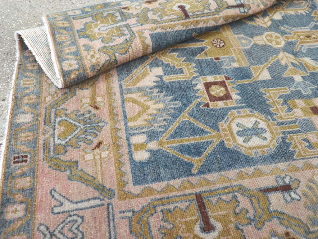 Vintage Persian Malayer Accent Rug, No.27208 - Gss