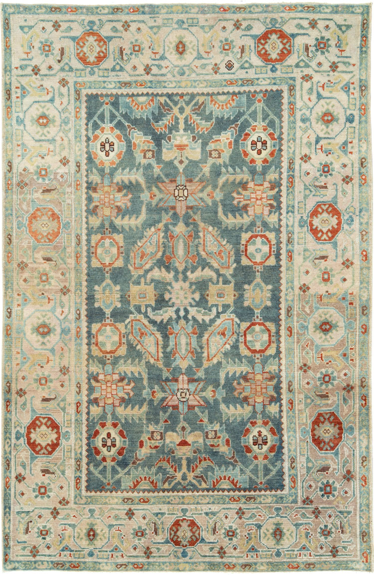 Vintage Persian Malayer Accent Rug, No.27222 - Gss