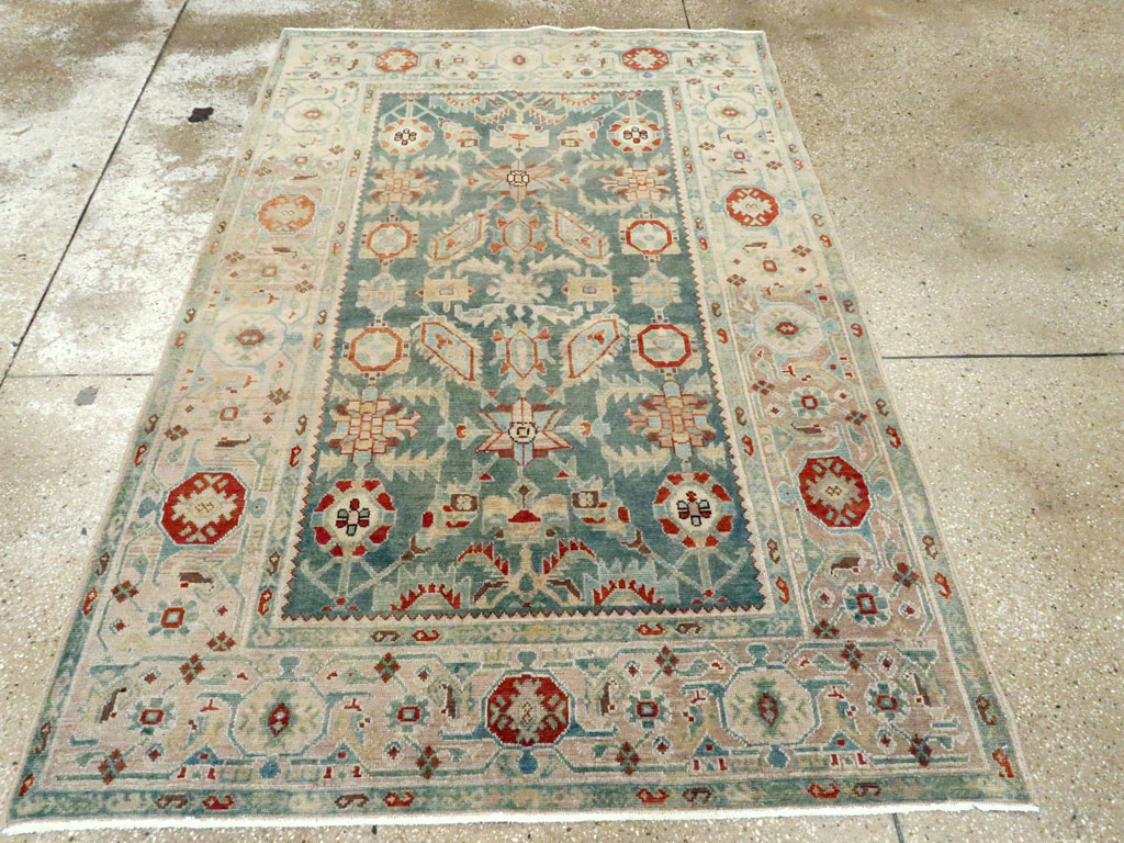 Vintage Persian Malayer Accent Rug, No.27222 - Gss