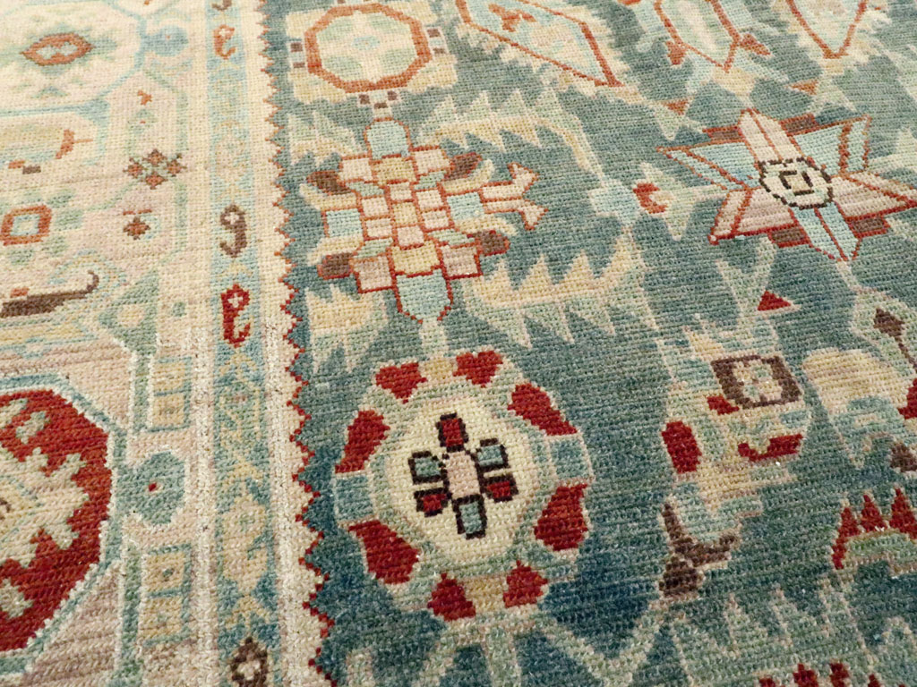 Vintage Persian Malayer Accent Rug, No.27222 - Gss