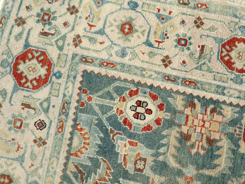 Vintage Persian Malayer Accent Rug, No.27222 - Gss