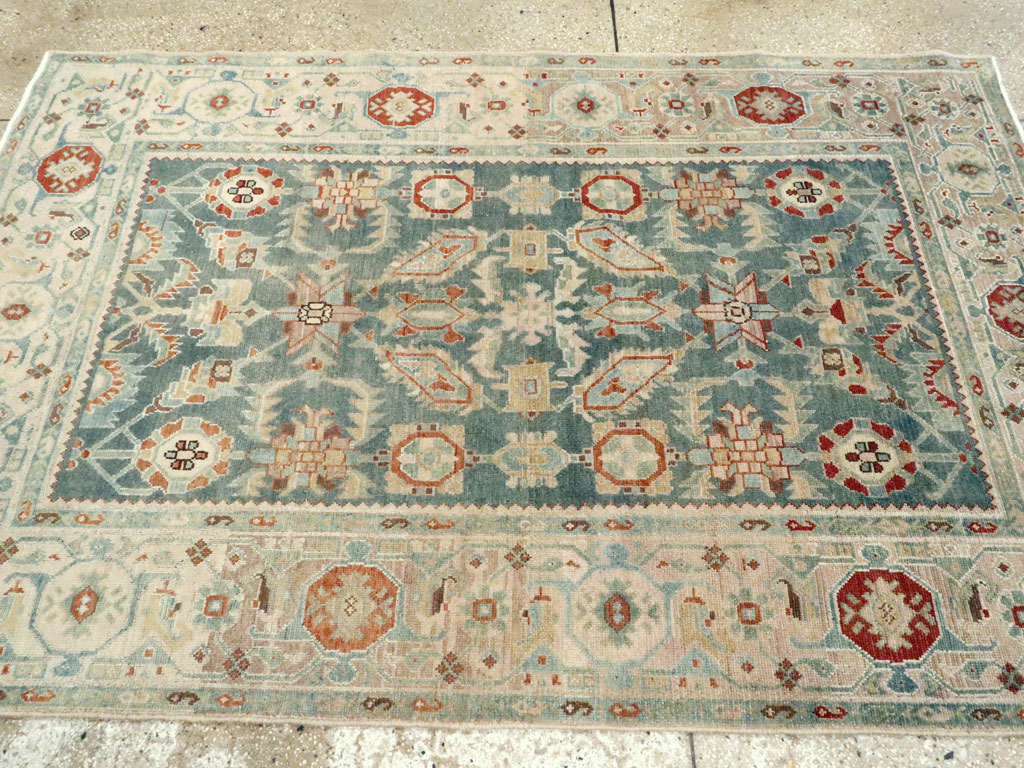 Vintage Persian Malayer Accent Rug, No.27222 - Gss