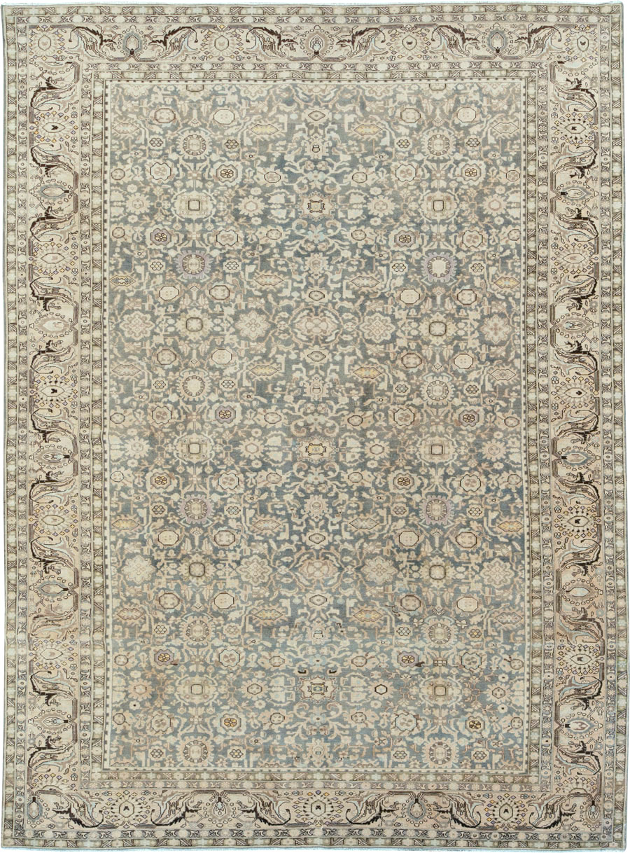 Vintage Persian Malayer Room Size Carpet, No.27234 - Gss