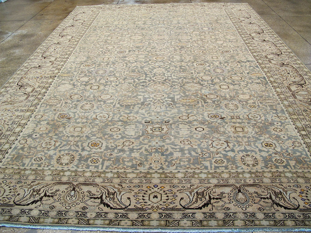 Vintage Persian Malayer Room Size Carpet, No.27234 - Gss