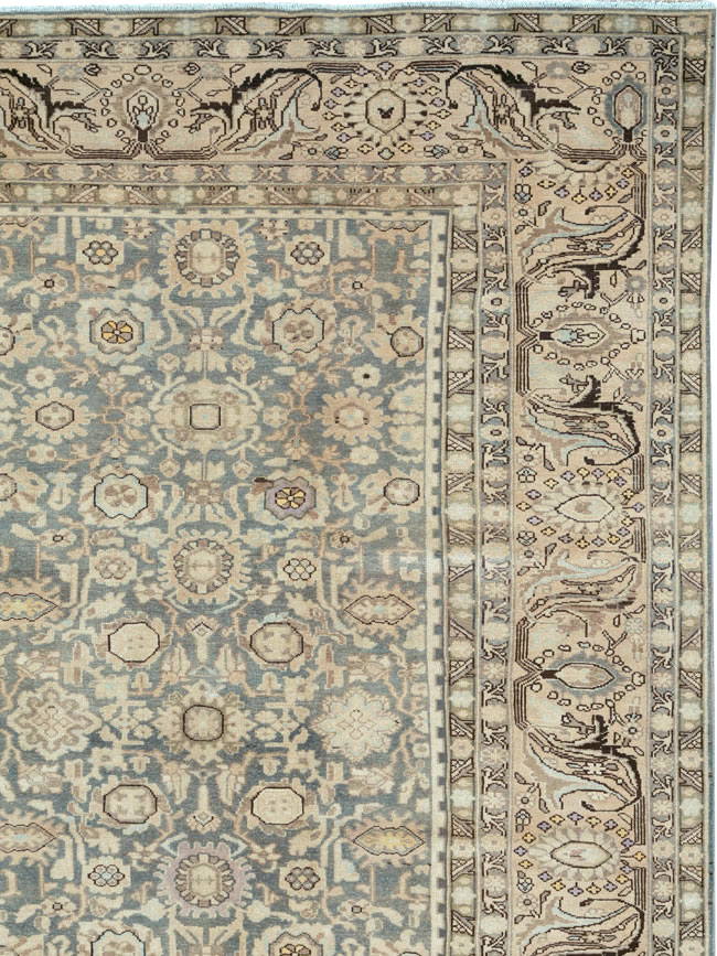 Vintage Persian Malayer Room Size Carpet, No.27234 - Gss