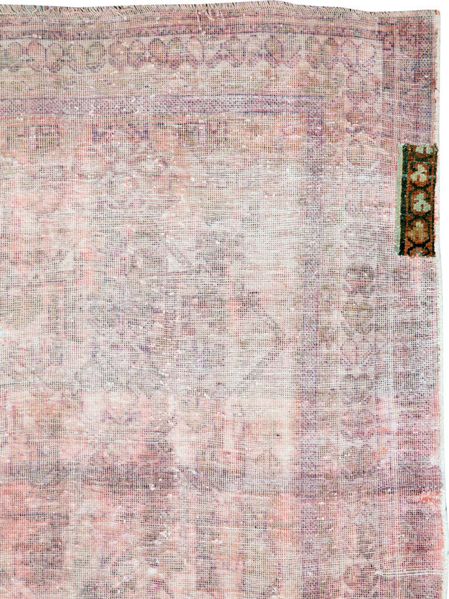 Vintage Persian Afshar Distressed Rug, No.27237 - Gss
