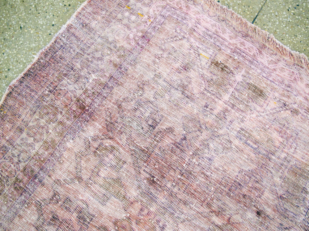 Vintage Persian Afshar Distressed Rug, No.27237 - Gss