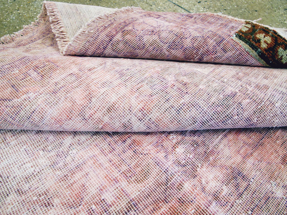 Vintage Persian Afshar Distressed Rug, No.27237 - Gss