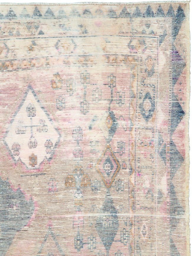Vintage Persian Afshar Distressed Rug, No.27240 - Gss