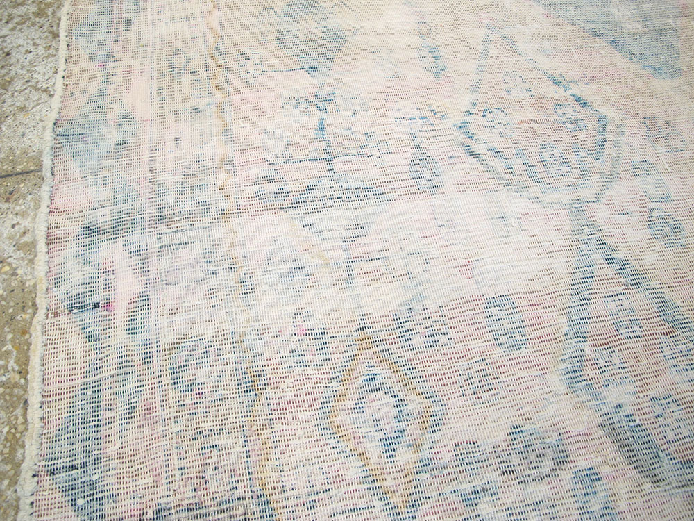 Vintage Persian Afshar Distressed Rug, No.27240 - Gss