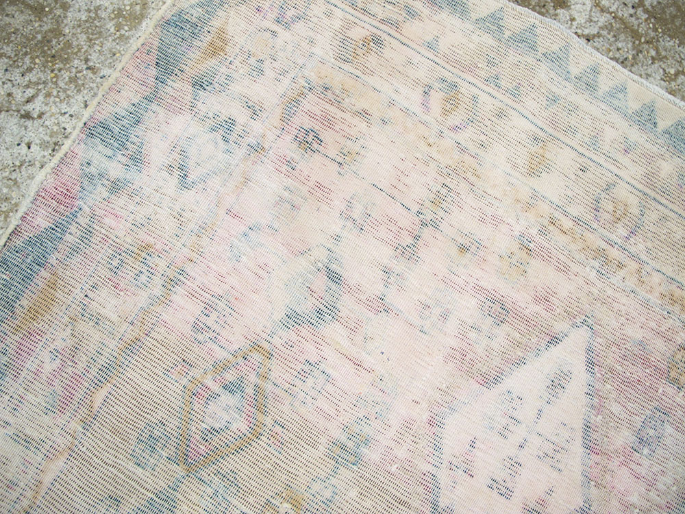 Vintage Persian Afshar Distressed Rug, No.27240 - Gss