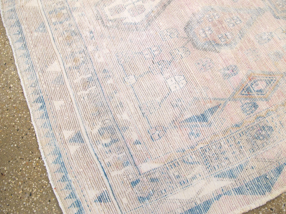 Vintage Persian Afshar Distressed Rug, No.27240 - Gss