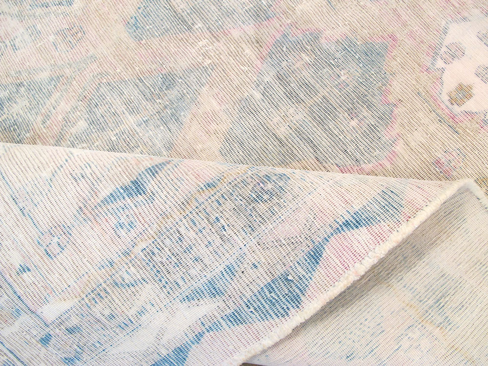 Vintage Persian Afshar Distressed Rug, No.27240 - Gss