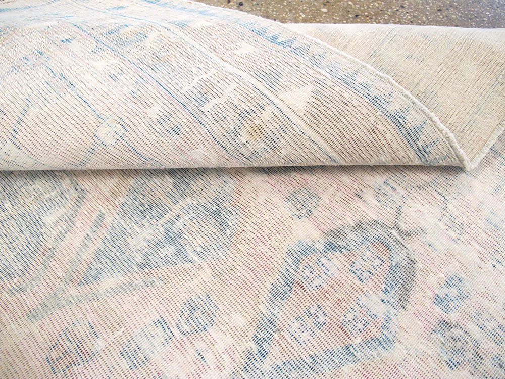 Vintage Persian Afshar Distressed Rug, No.27240 - Gss