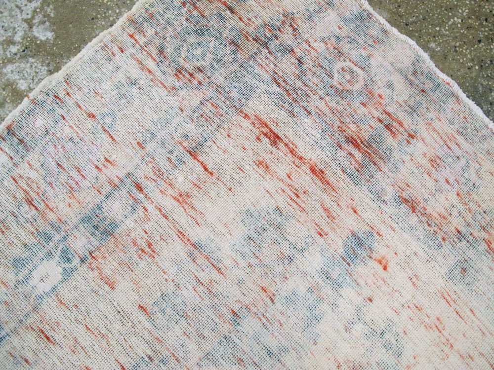 Vintage Persian Afshar Distressed Rug, No.27243 - Gss