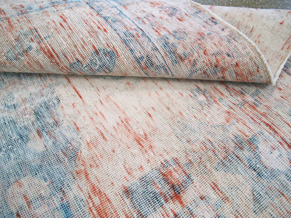 Vintage Persian Afshar Distressed Rug, No.27243 - Gss