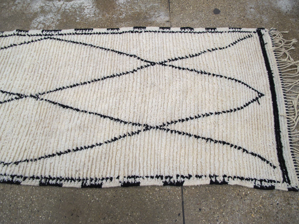 Contemporary Moroccan Runner, No.27246 - Gss