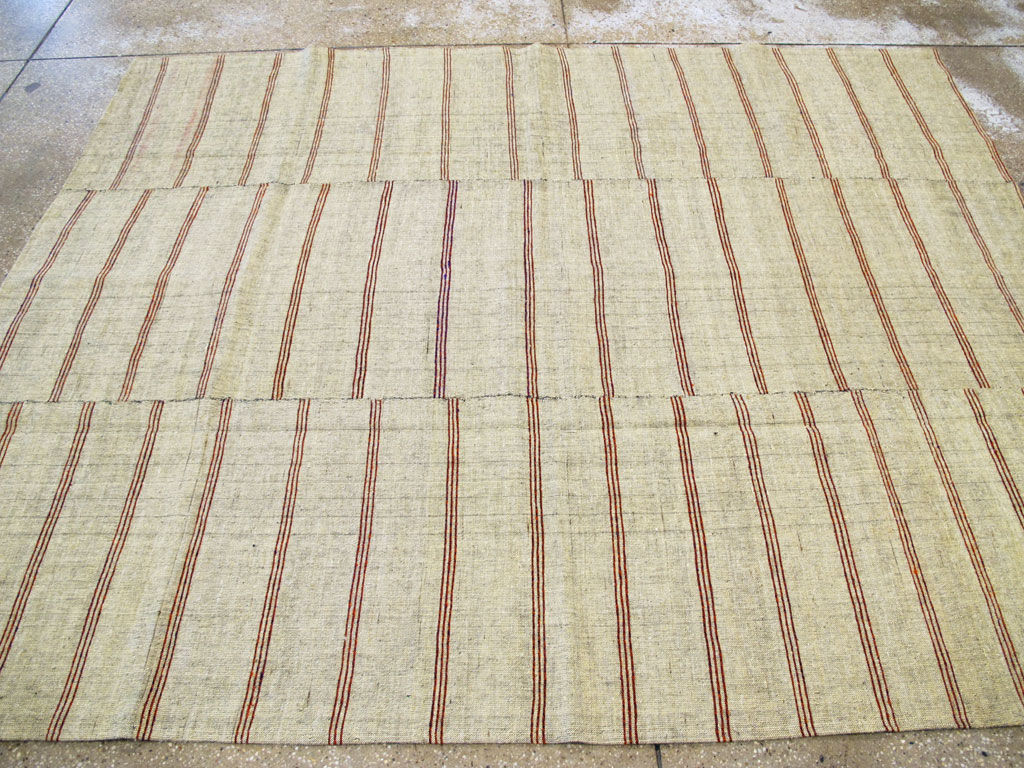 Vintage Turkish Flatweave Kilim Accent Rug, No.27264 - Gss