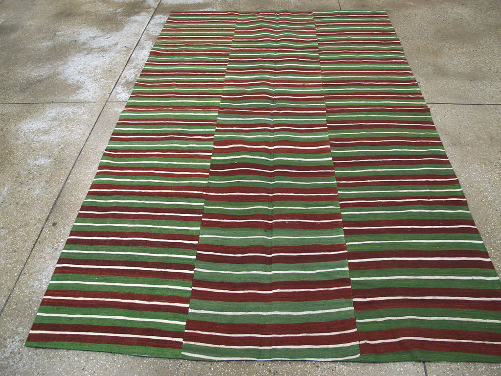 Vintage Turkish Flatweave, No.27265 - Gss