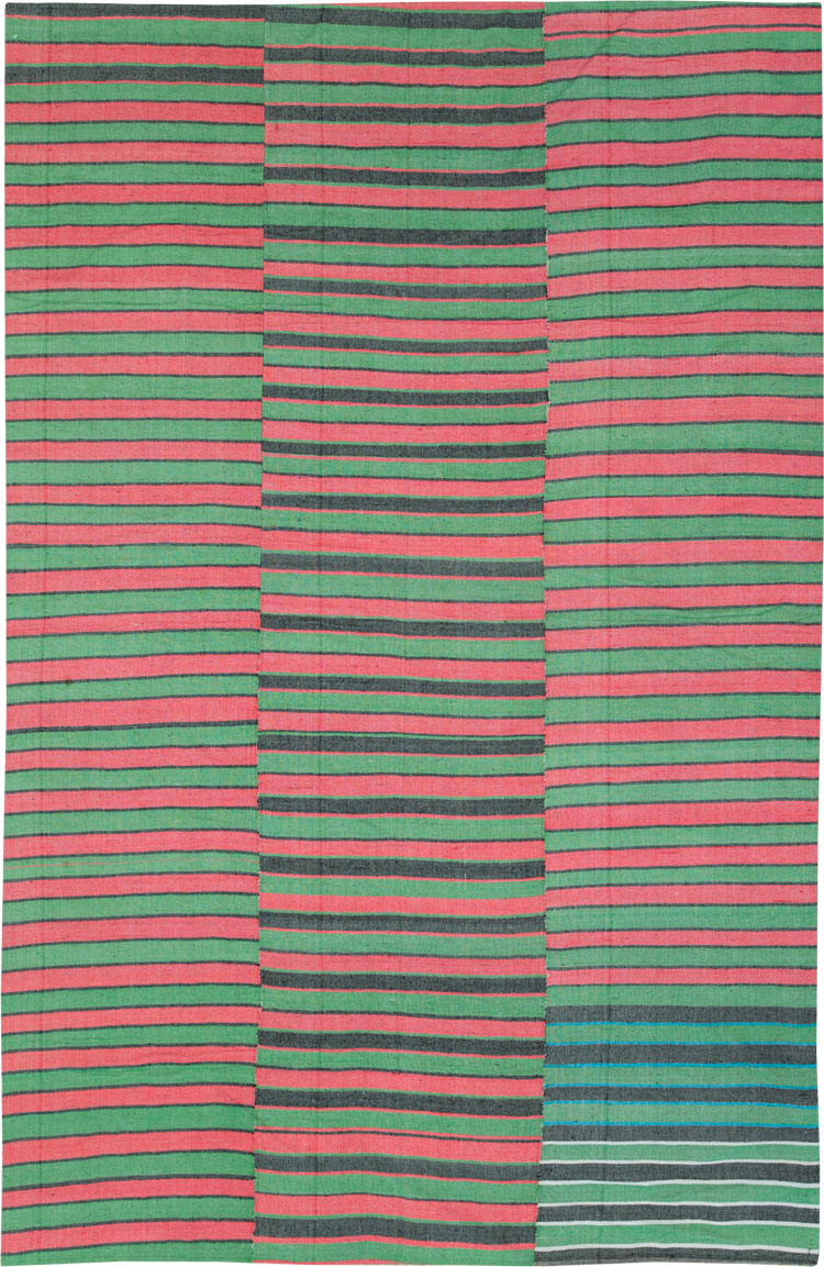 Vintage Turkish Flatweave Kilim Accent Rug, No.27266 - Gss