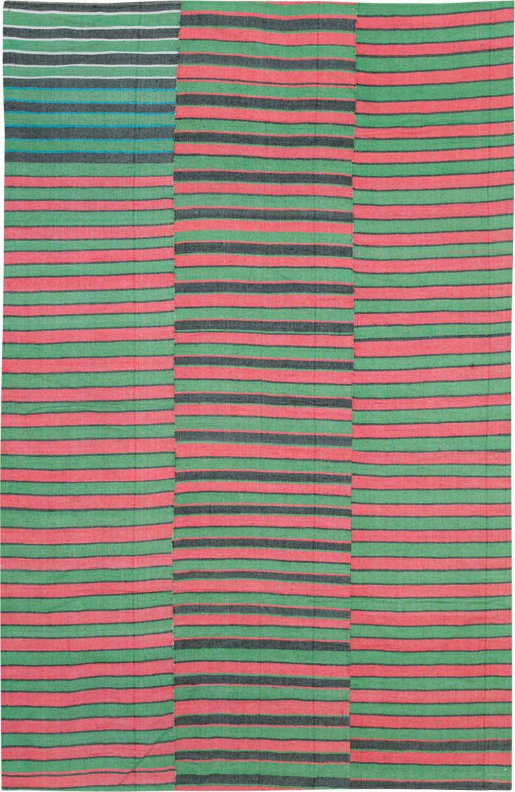 Vintage Turkish Flatweave Kilim Accent Rug, No.27266 - Gss
