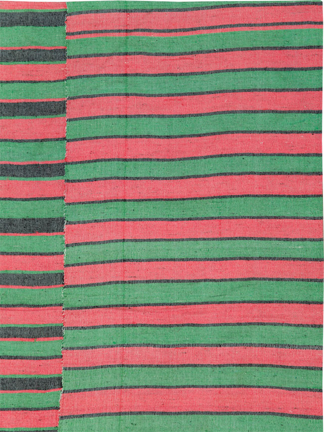 Vintage Turkish Flatweave Kilim Accent Rug, No.27266 - Gss