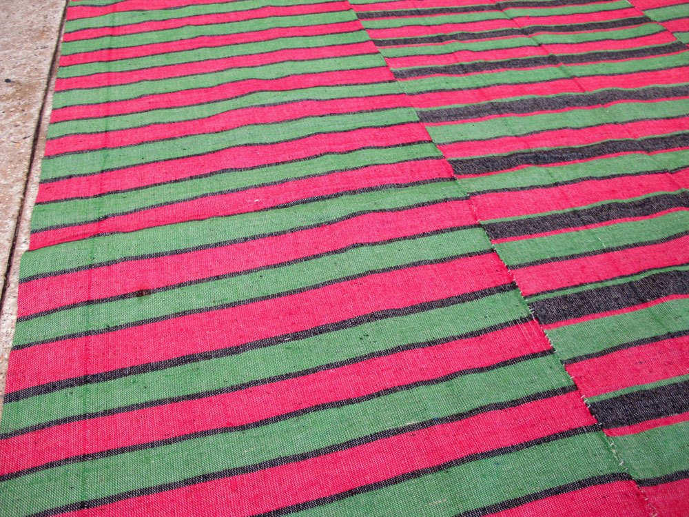 Vintage Turkish Flatweave Kilim Accent Rug, No.27266 - Gss