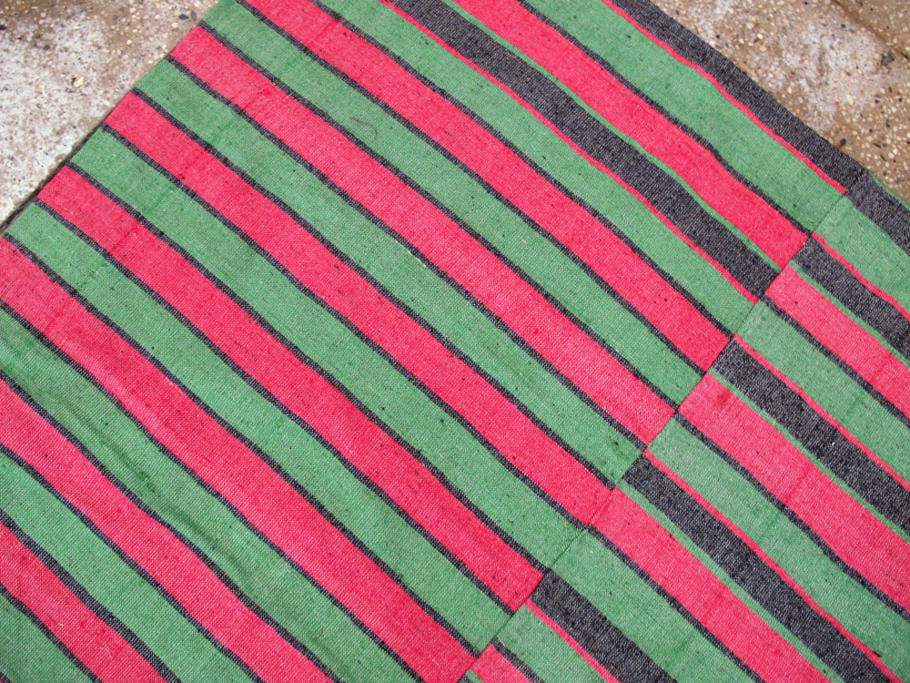 Vintage Turkish Flatweave Kilim Accent Rug, No.27266 - Gss