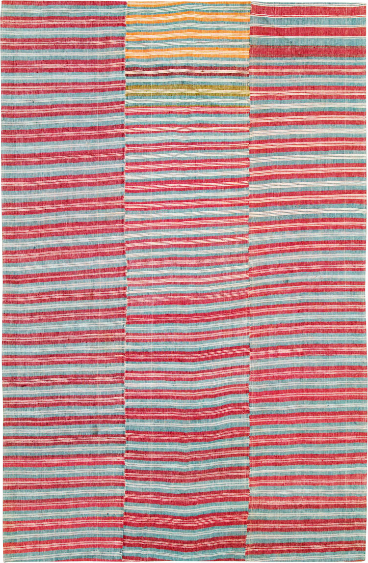 Vintage Turkish Flatweave Kilim Accent Rug, No.27267 - Gss