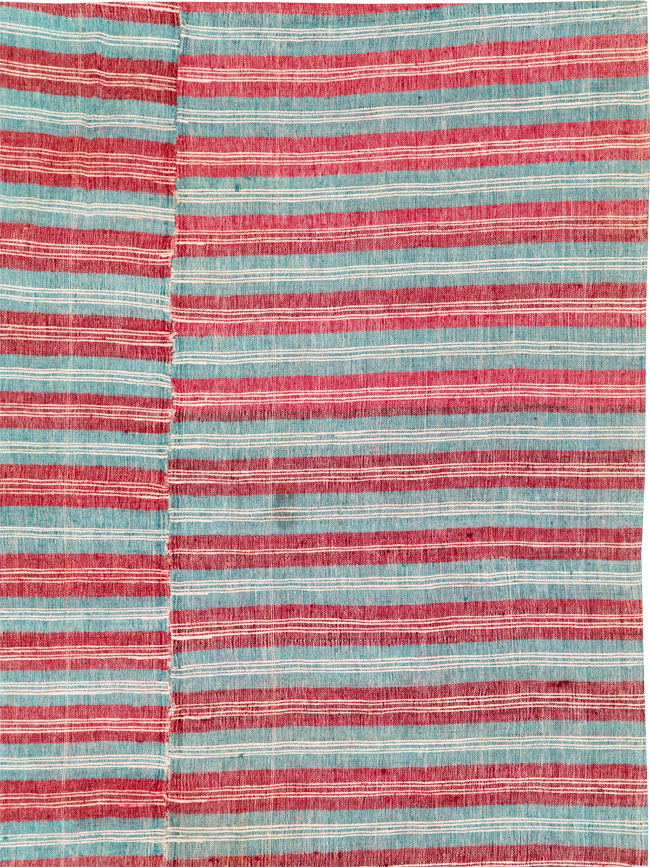 Vintage Turkish Flatweave Kilim Accent Rug, No.27267 - Gss