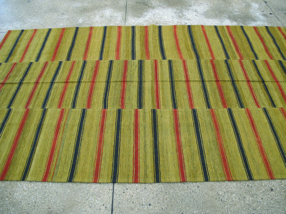 Vintage Turkish Flatweave Kilim Accent Rug, No.27268 - Gss