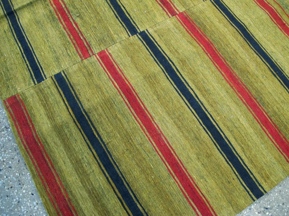 Vintage Persian Flatweave Kilim Accent Rug, No.27268 - Gss