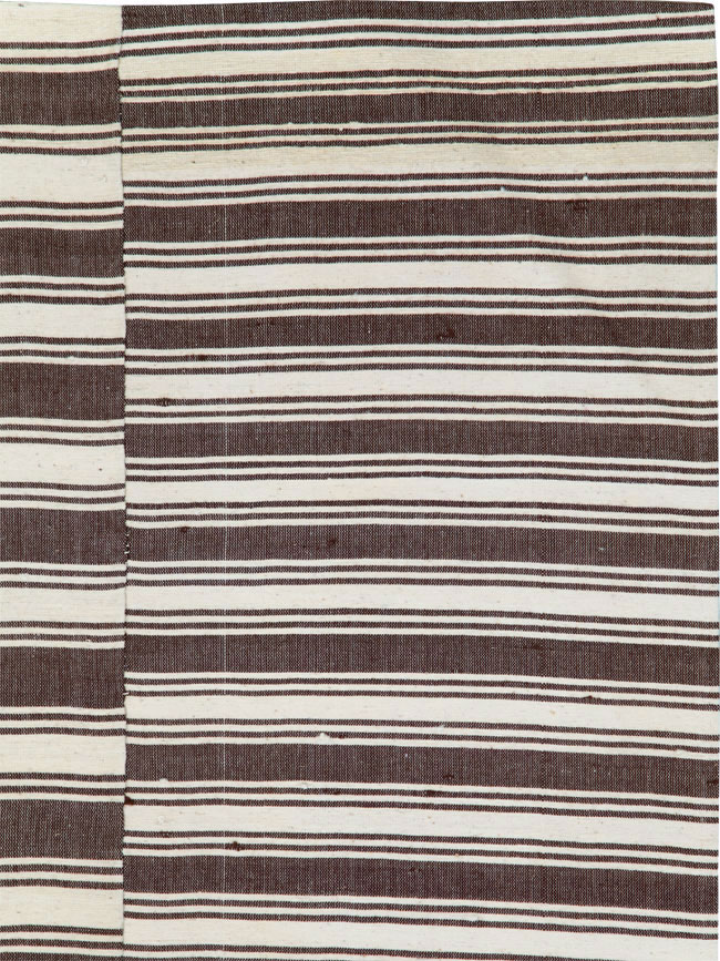 Vintage Turkish Kilim Flatweave Accent Rug, No.27271 - Gss