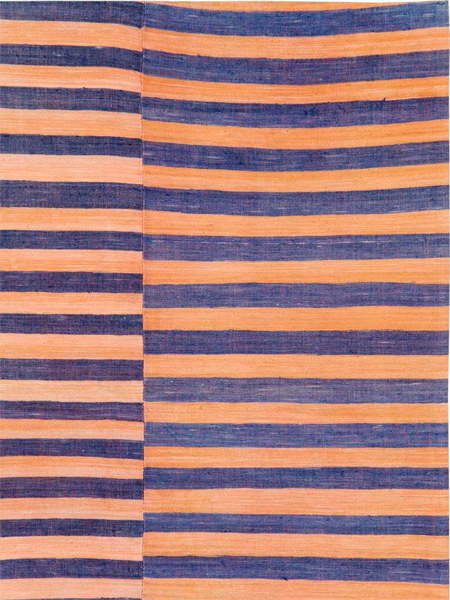 Vintage Turkish Flatweave Accent Rug, No.27273 - Gss