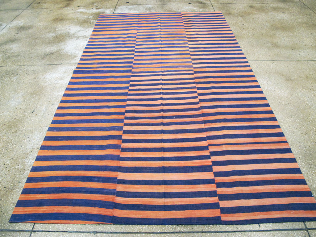 Vintage Turkish Flatweave Accent Rug, No.27273 - Gss