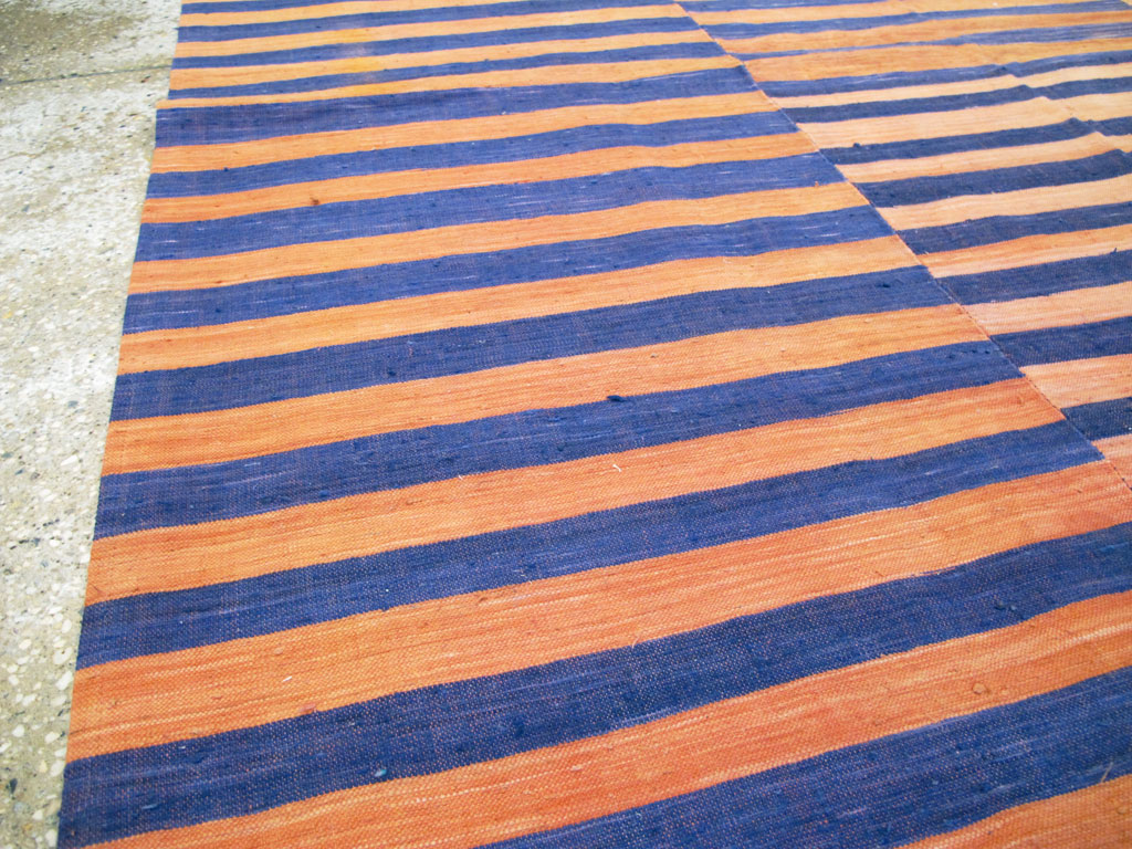 Vintage Turkish Flatweave Accent Rug, No.27273 - Gss