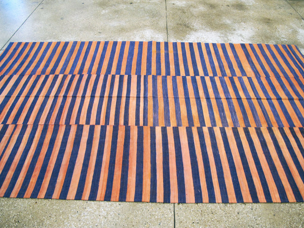 Vintage Turkish Flatweave Accent Rug, No.27273 - Gss