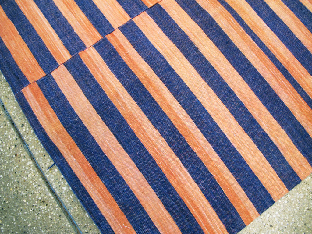 Vintage Turkish Flatweave Accent Rug, No.27273 - Gss
