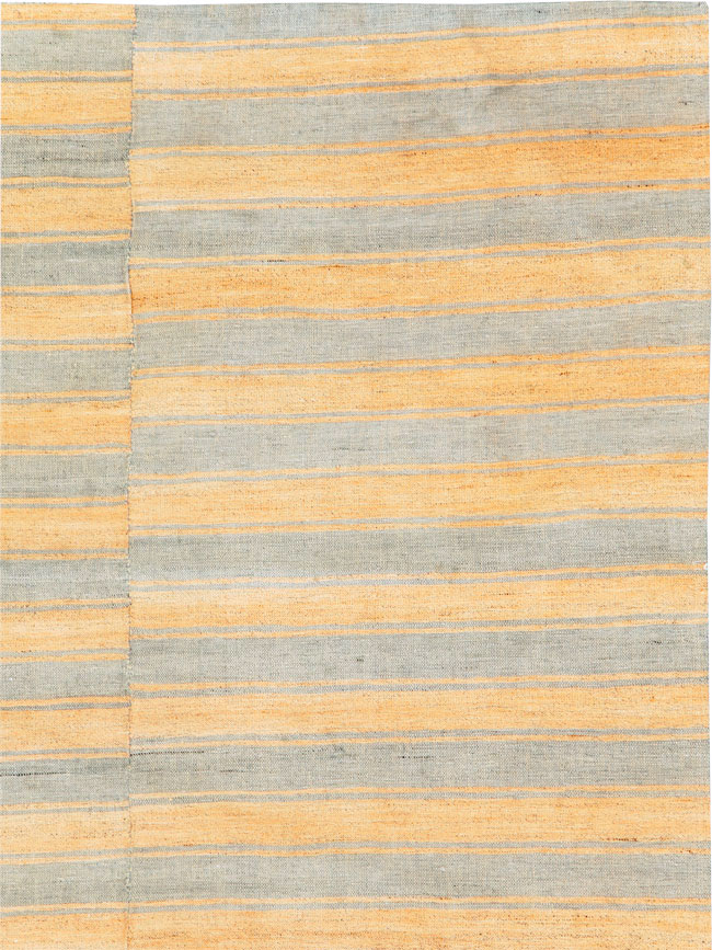 Vintage Turkish Flatweave Kilim Accent Rug, No.27275 - Gss