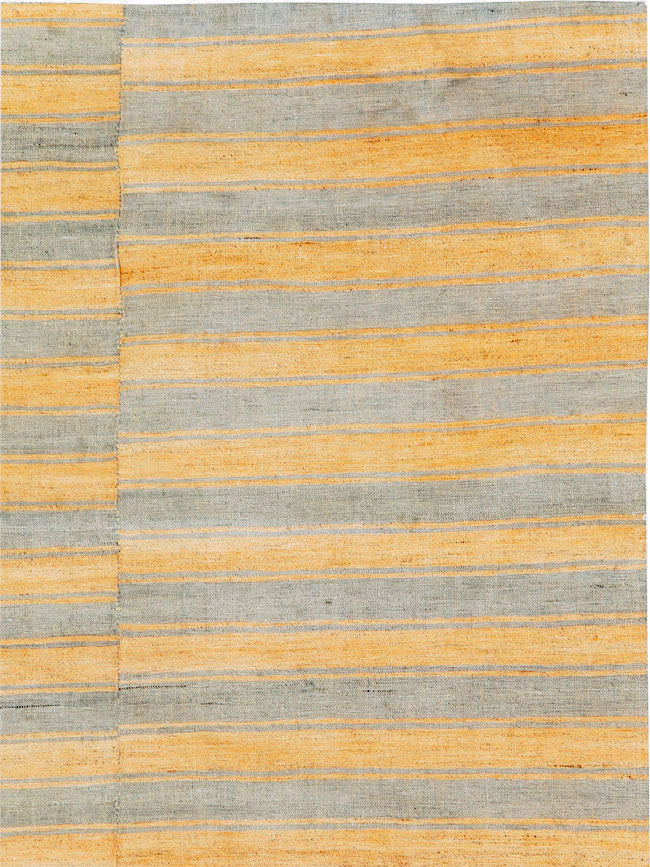 Vintage Turkish Flatweave Kilim Accent Rug, No.27275 - Gss